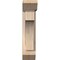 Ekena Millwork Westlake Slat Smooth Bracket w/ Offset Brace, Douglas Fir, 5 1/2"W x 16"D x 24"H BKT0604X16X24WTL06SDF - alternate 4